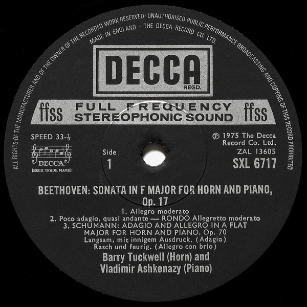 Music For Horn And Piano