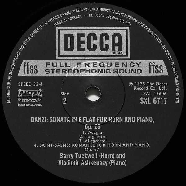 Music For Horn And Piano