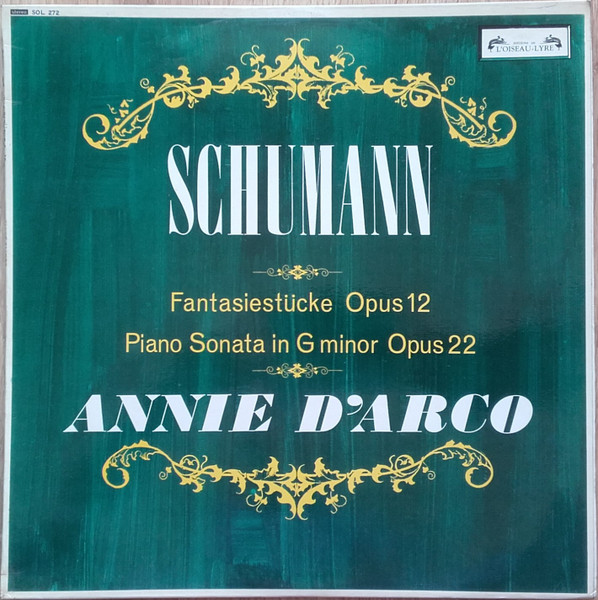 Fantasiest&uuml;cke, Op.12; Piano Sonata in G Minor, Op.22