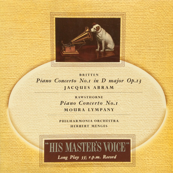 Piano Concerto No. 1 In D Major, Op.13 / Piano Concerto No. 1