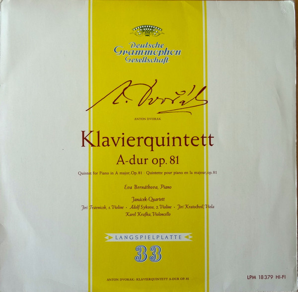 Klavierquintett A-Dur Op. 81