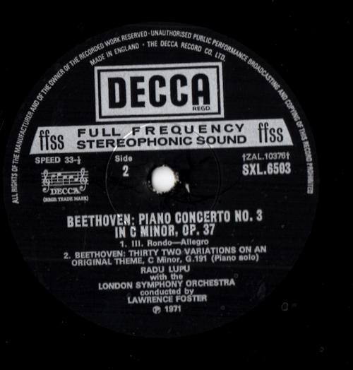 Radu Lupu Plays Beethoven Piano Concerto No. 3