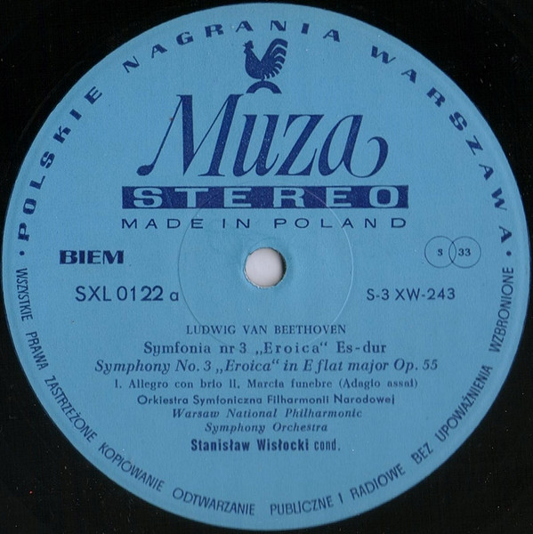 III Symfonia Es-dur "Eroica" Op. 55 = Symphony No.3 Eroica In E Flat Major Op.55