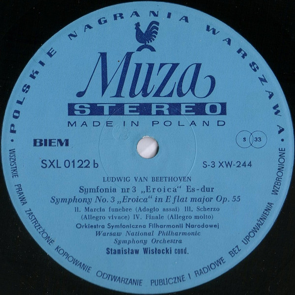 III Symfonia Es-dur "Eroica" Op. 55 = Symphony No.3 Eroica In E Flat Major Op.55