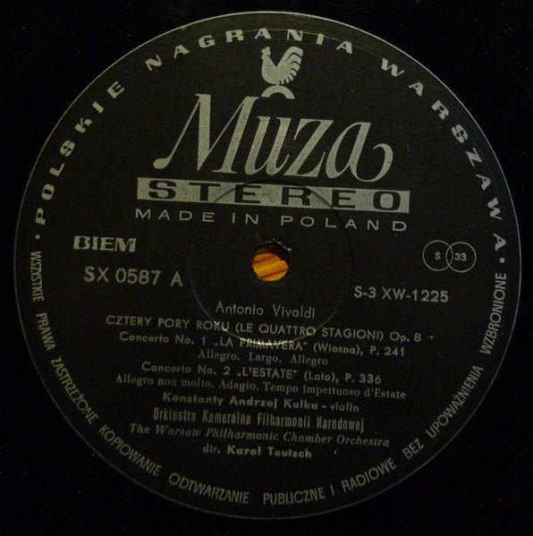 Le Quattro Stagioni Opus 8 Nos.1-4