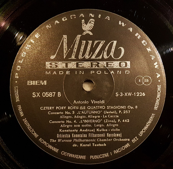 Le Quattro Stagioni Opus 8 Nos.1-4