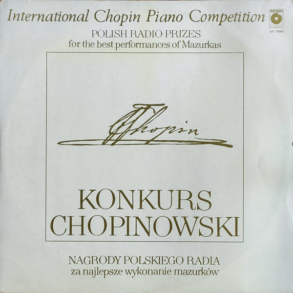 International Chopin Piano Competition: Polish Radio Prizes For The Best Performances Of Mazurkas