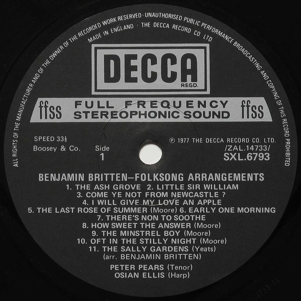 Folk Song Arrangements