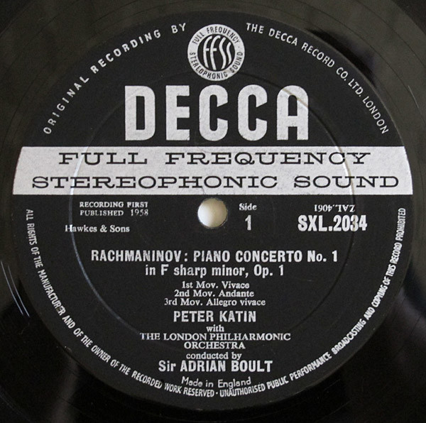 First Piano Concerto / Concert Fantasia