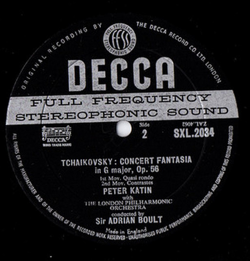 First Piano Concerto / Concert Fantasia
