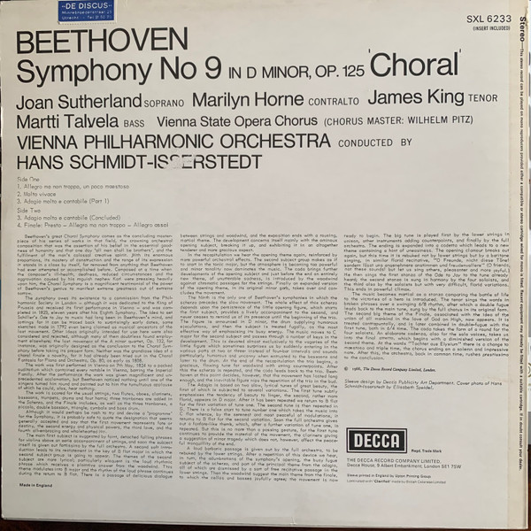 Symphony No 9 'Choral'