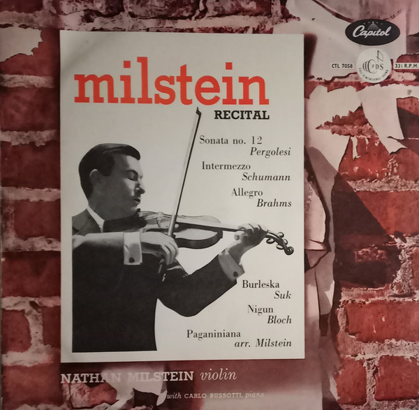 Milstein Recital