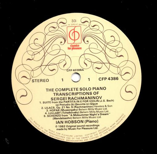 The Complete Solo Piano Transcriptions